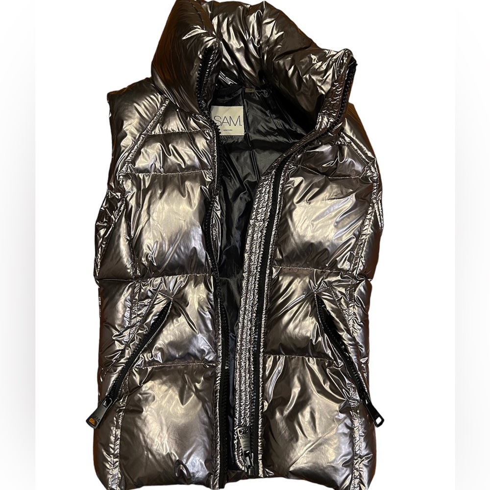 SAM Girl’s Silver Puffer Vest
